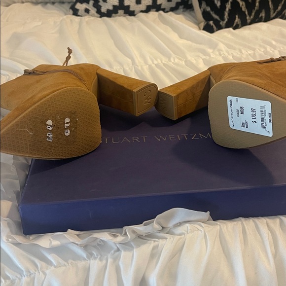 Stuart Weitzman Suede Booties - Picture 8 of 9